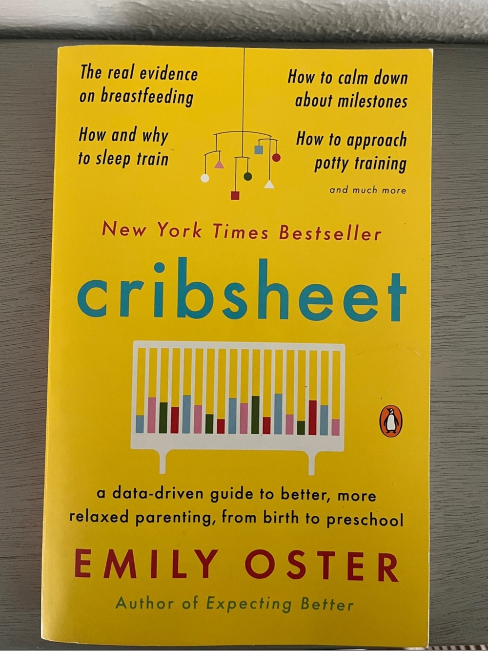 📕 3/$15 Cribsheet by Emily Oster — Parenting Book